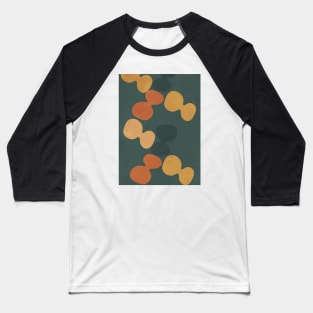 Nordic Earth Tones - Abstract Shapes 5 Baseball T-Shirt